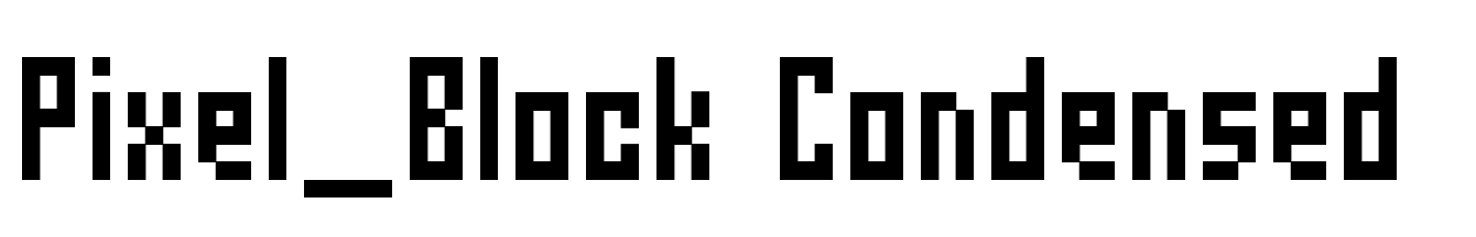 Pixel_Block Condensed